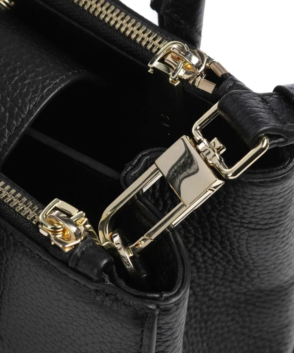 Ivy M Handtasche genarbtes Rindsleder schwarz