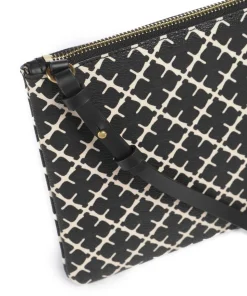 Ivy Umhängetasche Lederimitat schwarz