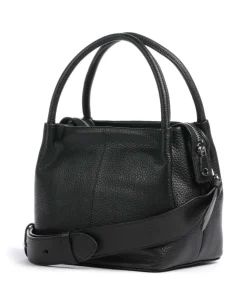 Ivydale Road Handtasche genarbtes Rindsleder schwarz