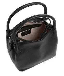 Ivydale Road Handtasche genarbtes Rindsleder schwarz