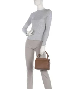 Ivydale Road Handtasche genarbtes Rindsleder braun