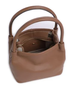 Ivydale Road Handtasche genarbtes Rindsleder braun