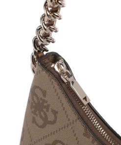 Izzy Schultertasche Lederimitat braun