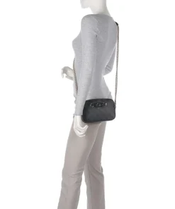 Izzy Umhängetasche Lederimitat anthrazit