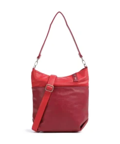 Jana J12 Beuteltasche Lederimitat rot