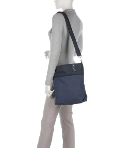 Jana J12 Beuteltasche Lederimitat dunkelblau