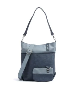 Jana J12 Beuteltasche Lederimitat blau