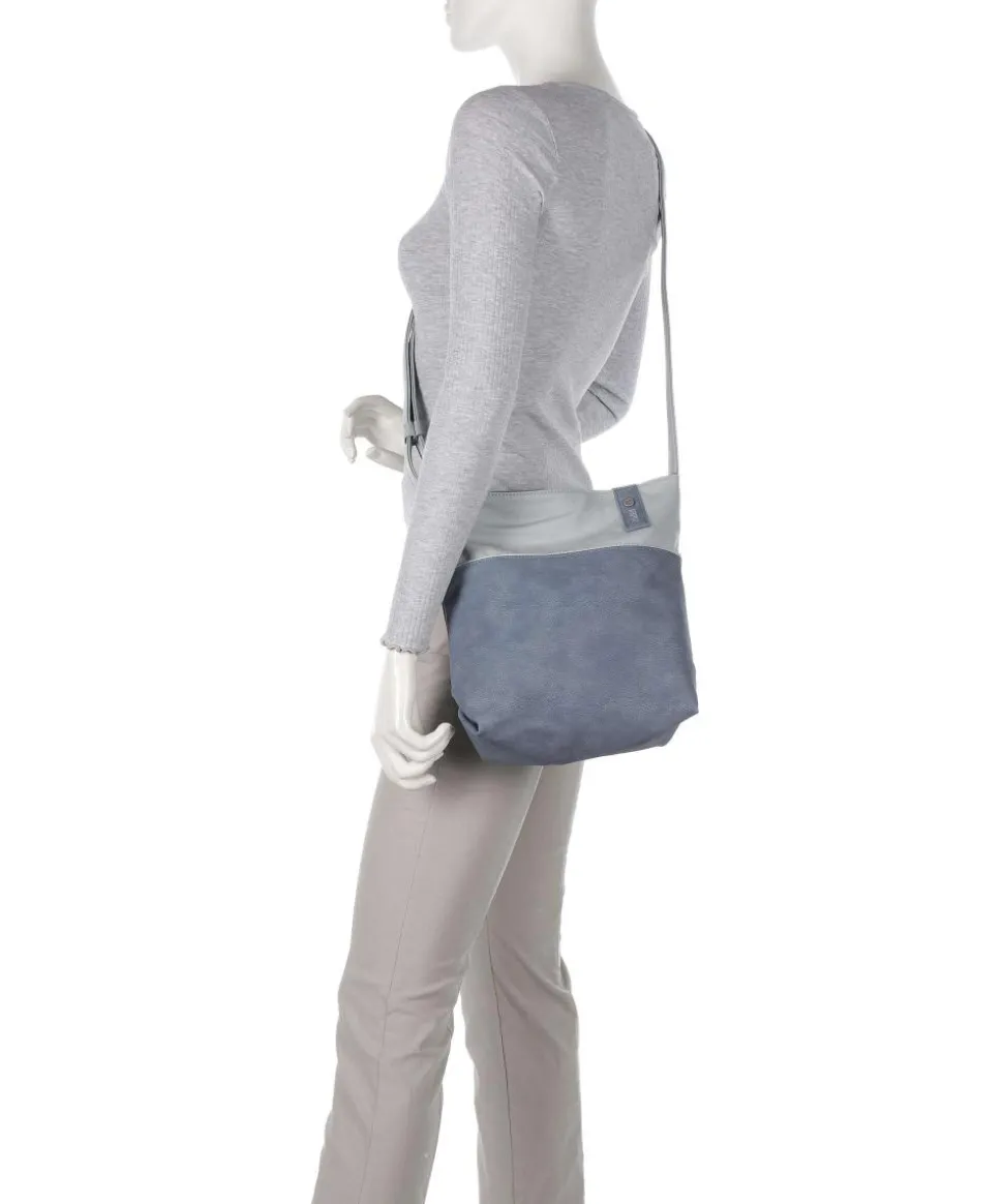 Jana J10 Schultertasche Lederimitat blau