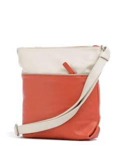 Jana J10 Schultertasche Lederimitat orange