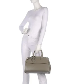 Jane L Handtasche Lederimitat taupe