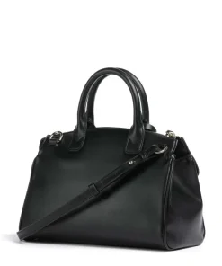 Jane M Handtasche Lederimitat schwarz