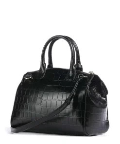 Jane M Handtasche Lederimitat schwarz