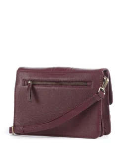 Jane Umhängetasche genarbtes Rindsleder bordeaux