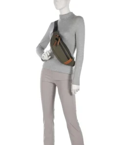 Japan Ichikawa Gürteltasche Canvas olivgrün