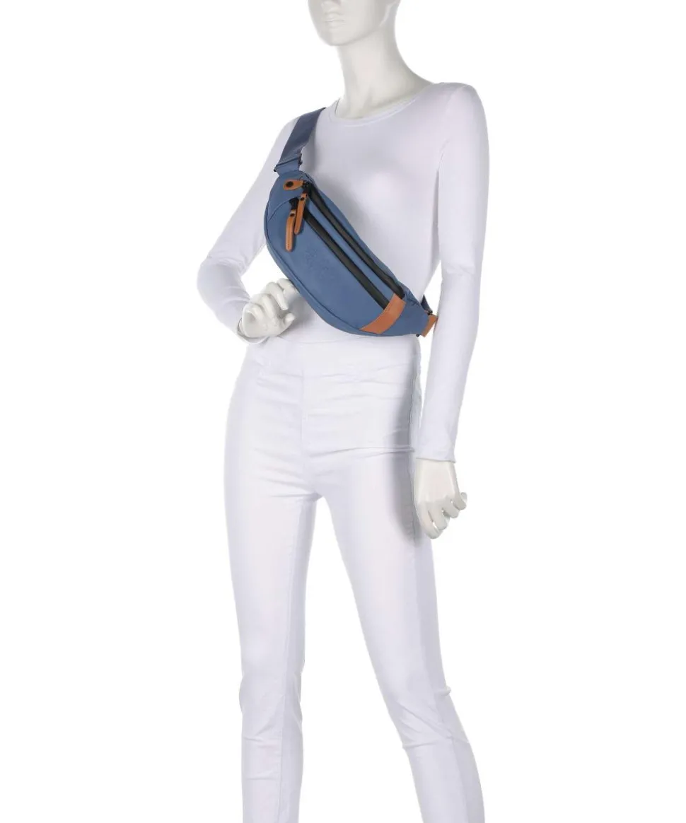 Japan Ichikawa Gürteltasche Canvas blau