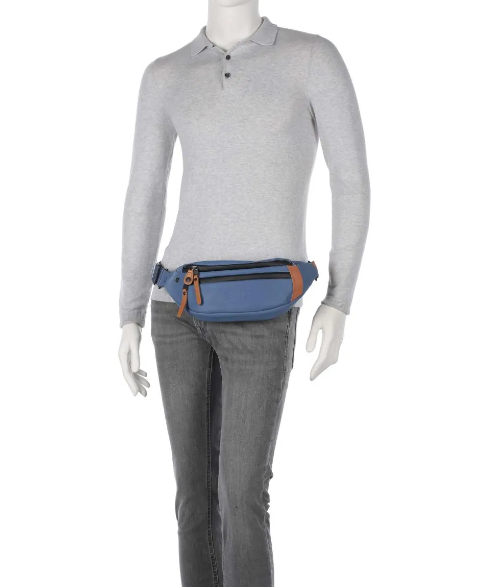 Japan Ichikawa Gürteltasche Canvas blau