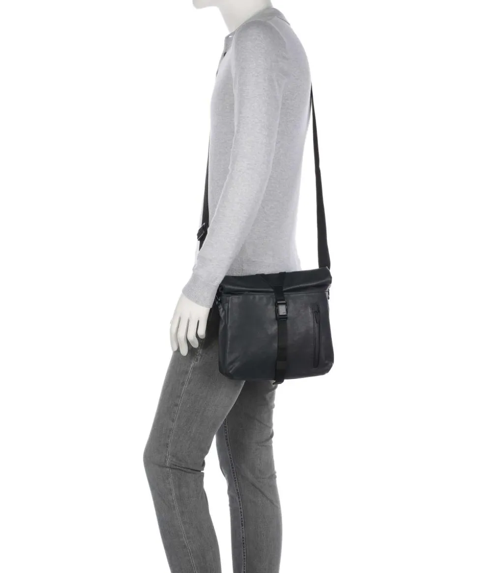 Japan RE Seki RE Umhängetasche recyceltes Nylon schwarz