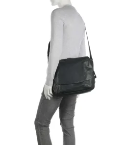 Japan RE Yamakuni RE Kuriertasche 13″ recyceltes Nylon schwarz