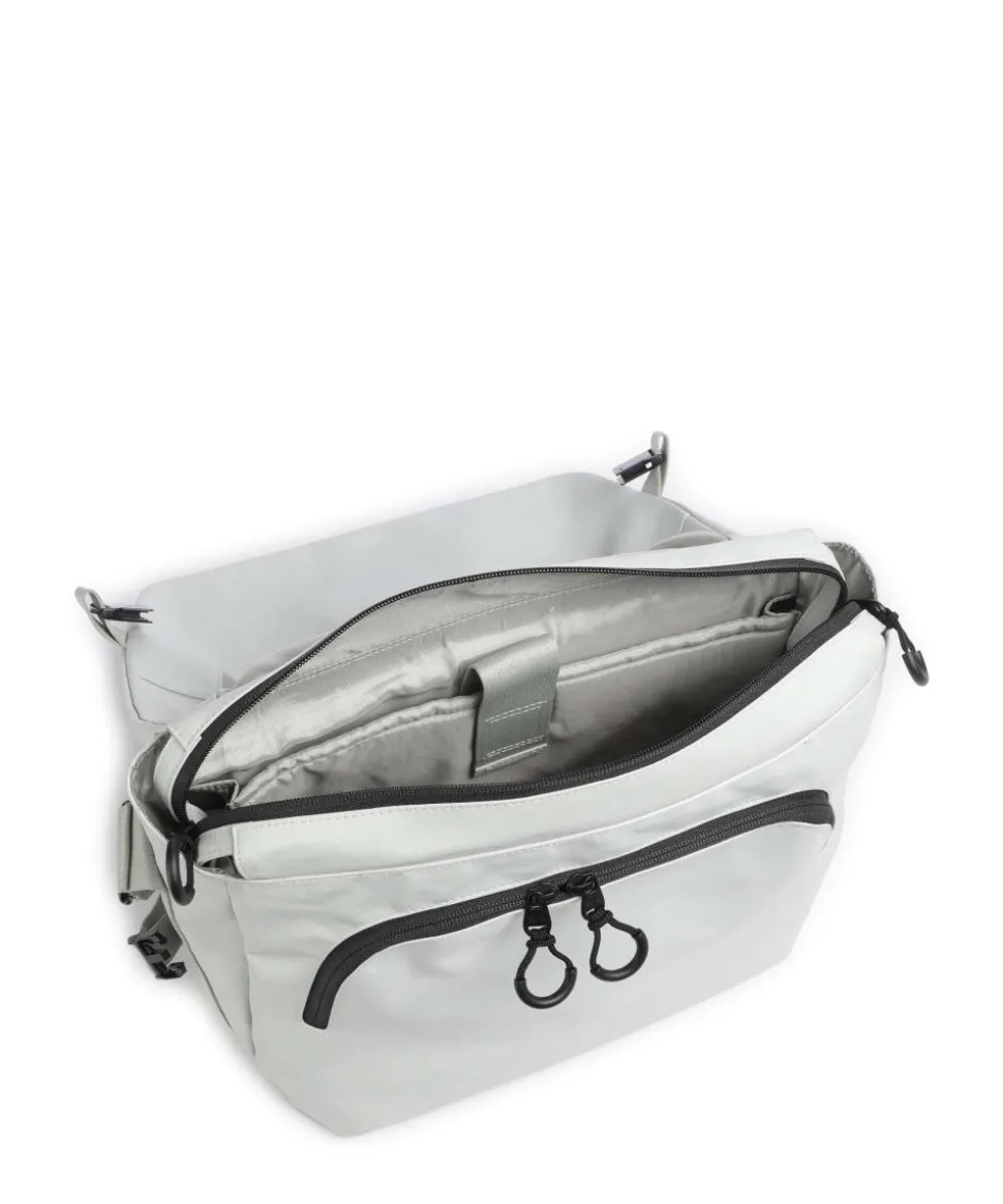 Japan RE Yamakuni RE Kuriertasche 13″ recyceltes Nylon hellgrau