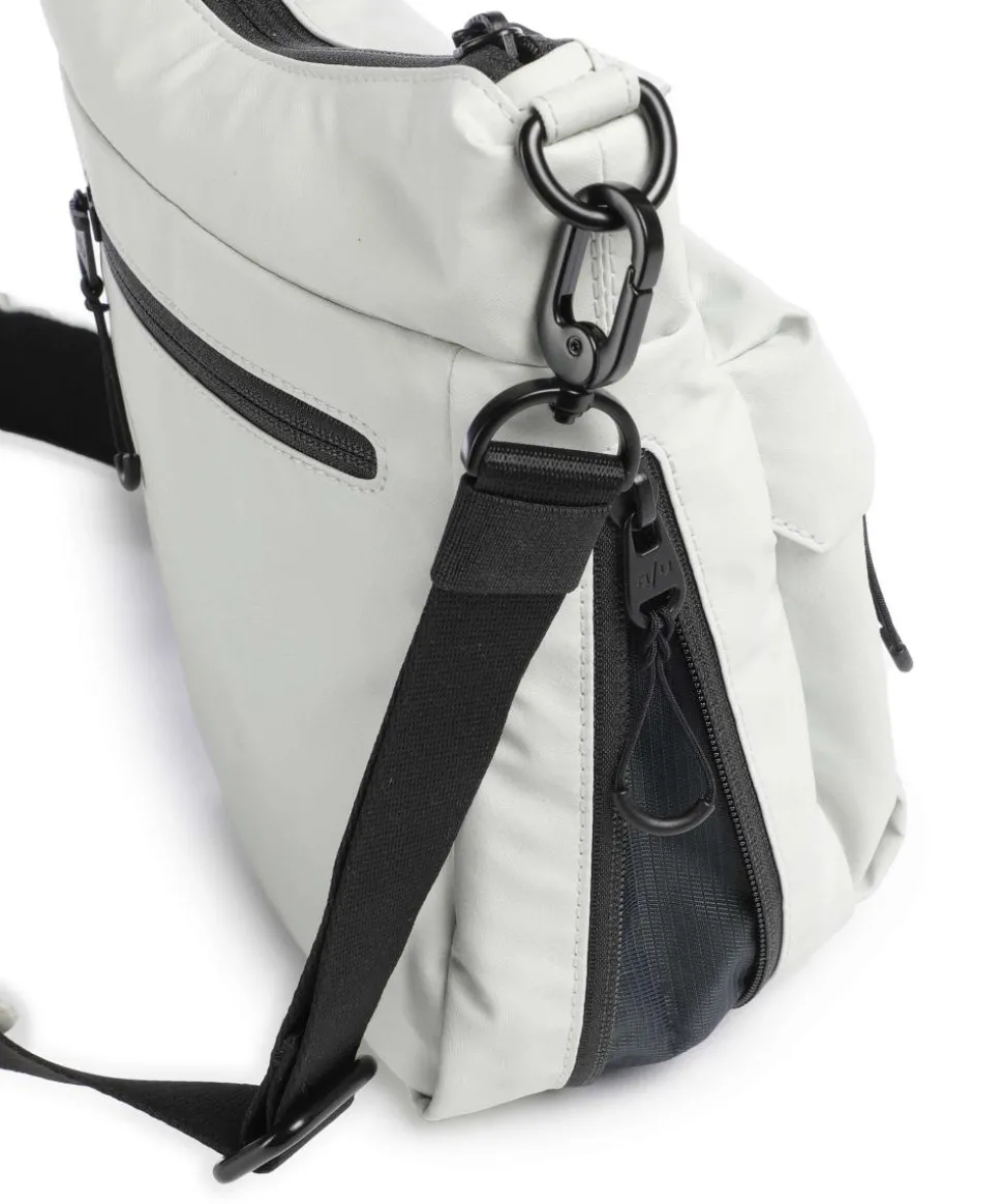 Japan RE Yura RE Umhängetasche recyceltes Nylon hellgrau