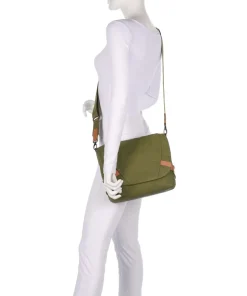 Japan Sendai Kuriertasche Bio-Baumwolle olivgrün