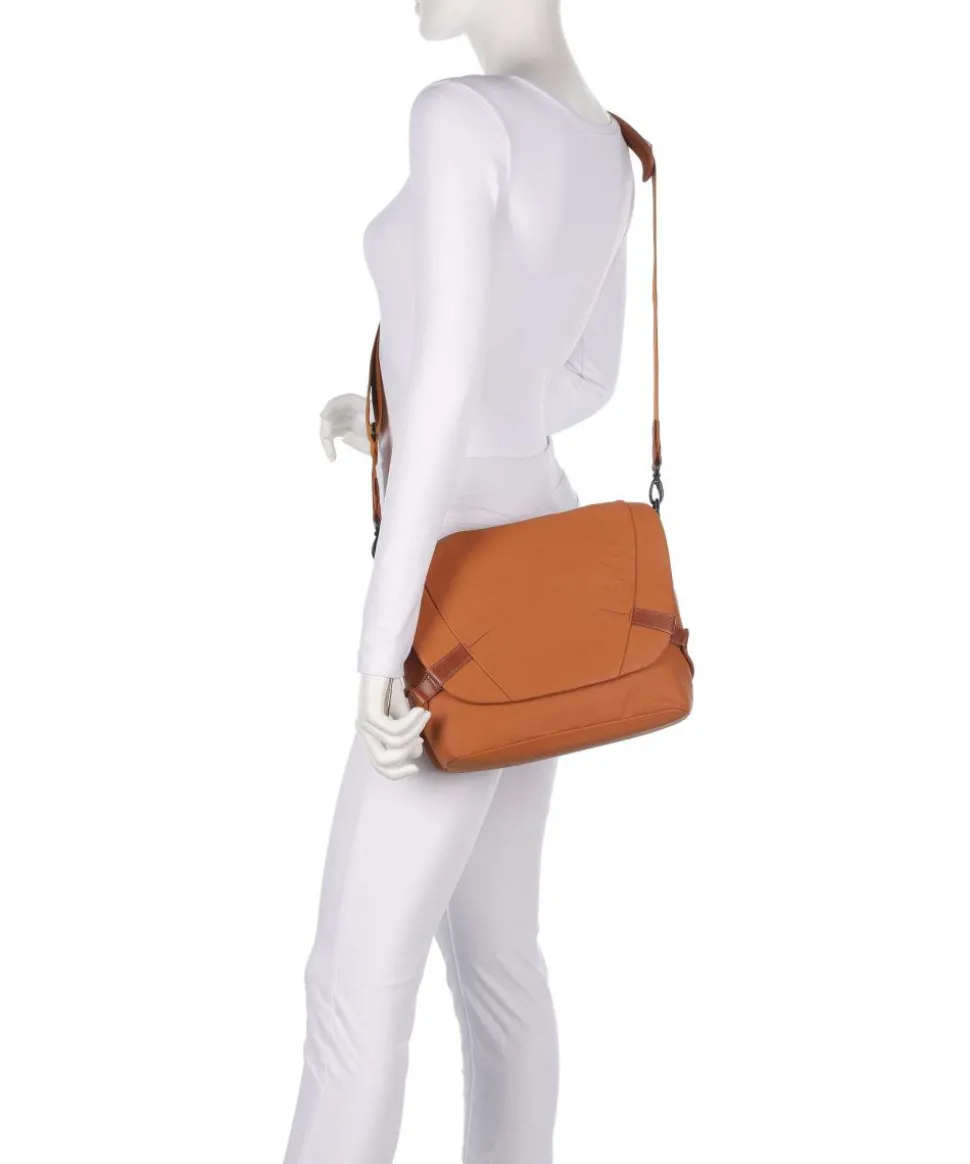 Japan Sendai Kuriertasche Bio-Baumwolle bernstein