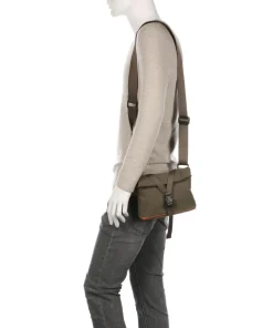 Japan Tsu Umhängetasche Canvas olivgrün