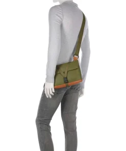 Japan Yao Umhängetasche Canvas olivgrün