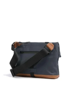 Japan Yao Umhängetasche Canvas blau/braun