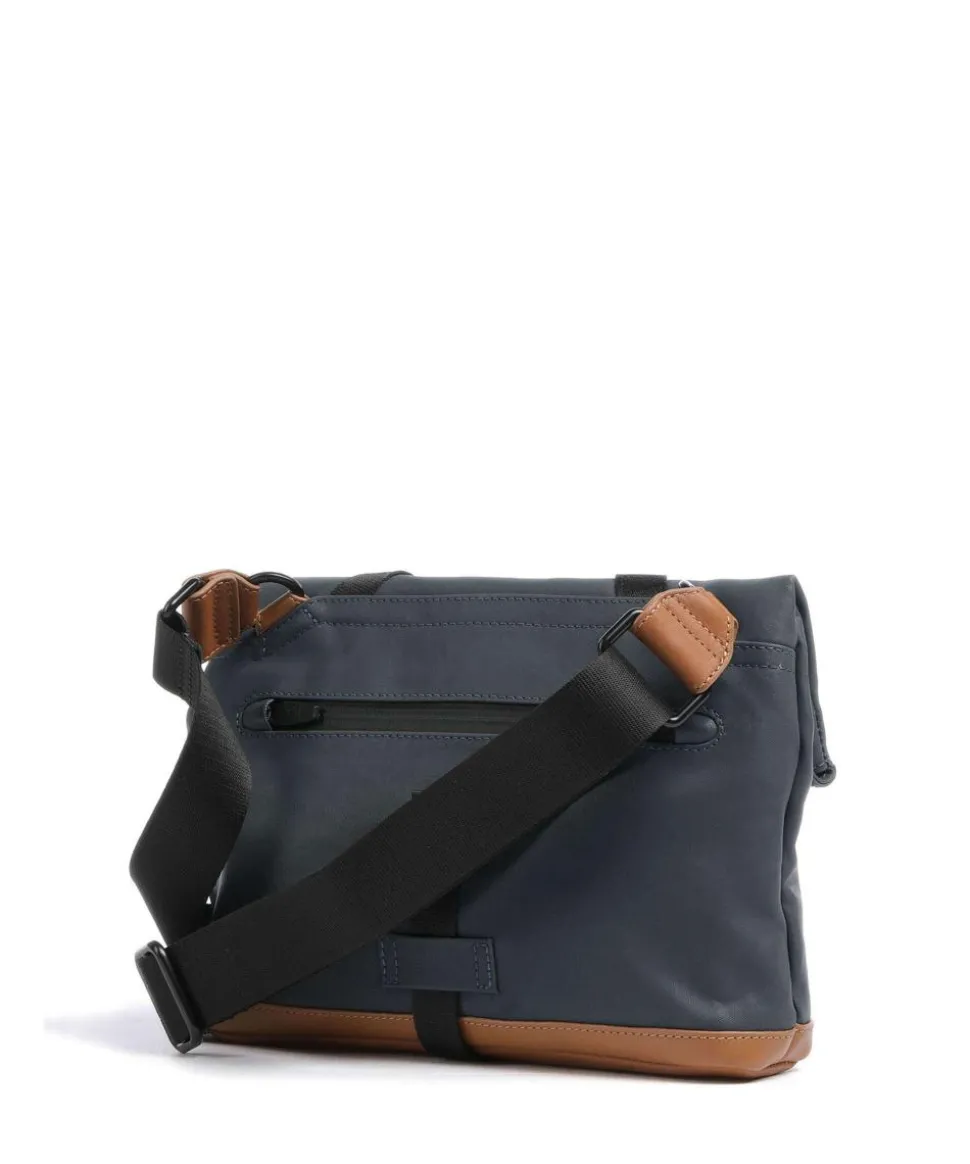 Japan Yao Umhängetasche Canvas blau/braun