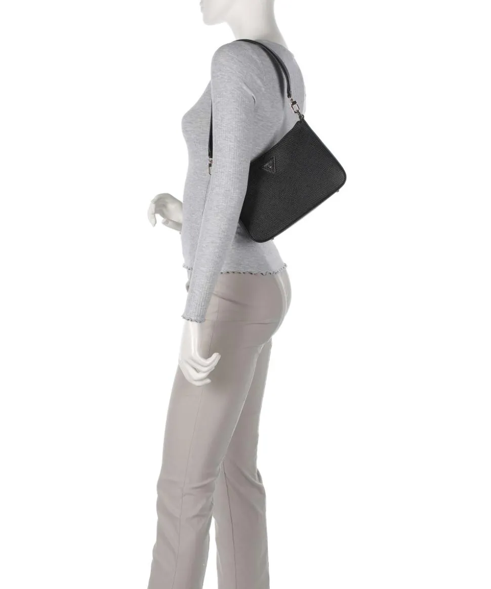 Jazlynn Eco Schultertasche Lederimitat schwarz