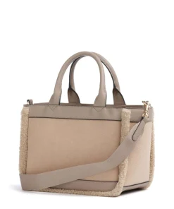 Jeans Calduccio Yvette Handtasche Lederimitat, Polyester, Textil beige