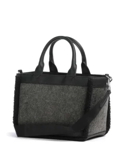 Jeans Calduccio Yvette Handtasche Lederimitat, Polyester, Textil schwarz