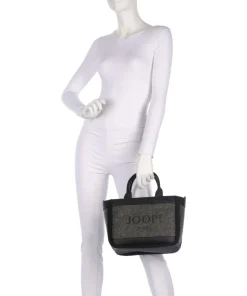 Jeans Calduccio Yvette Handtasche Lederimitat, Polyester, Textil schwarz