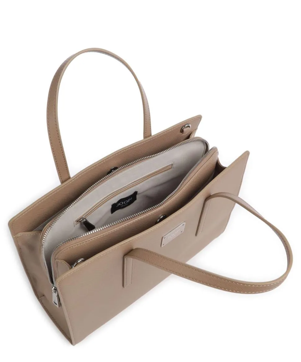 Jeans Cofano Marika Shopper Lederimitat beige