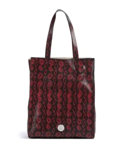 Jeans Confetto Boa Liv Shopper Lederimitat dunkelrot