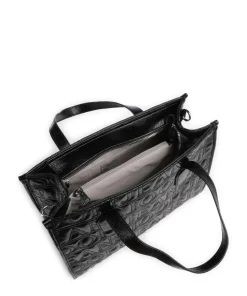 Jeans Iniziale Spiega Aurelia Handtasche Lederimitat schwarz