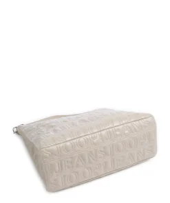 Jeans Iniziale Spiega Lucille Beuteltasche Lederimitat beige