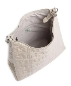 Jeans Iniziale Spiega Lucille Beuteltasche Lederimitat beige