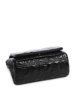 Jeans Iniziale Spiega Solar Schultertasche Lederimitat schwarz