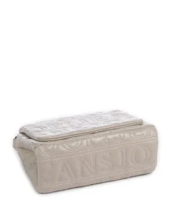 Jeans Iniziale Spiega Solar Schultertasche Lederimitat beige