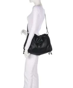 Jeans Soave Sasou Bucket bag Lederimitat schwarz