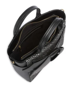 Jeesa Handtasche Lederimitat schwarz