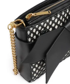 Jeesie Umhängetasche Lederimitat schwarz