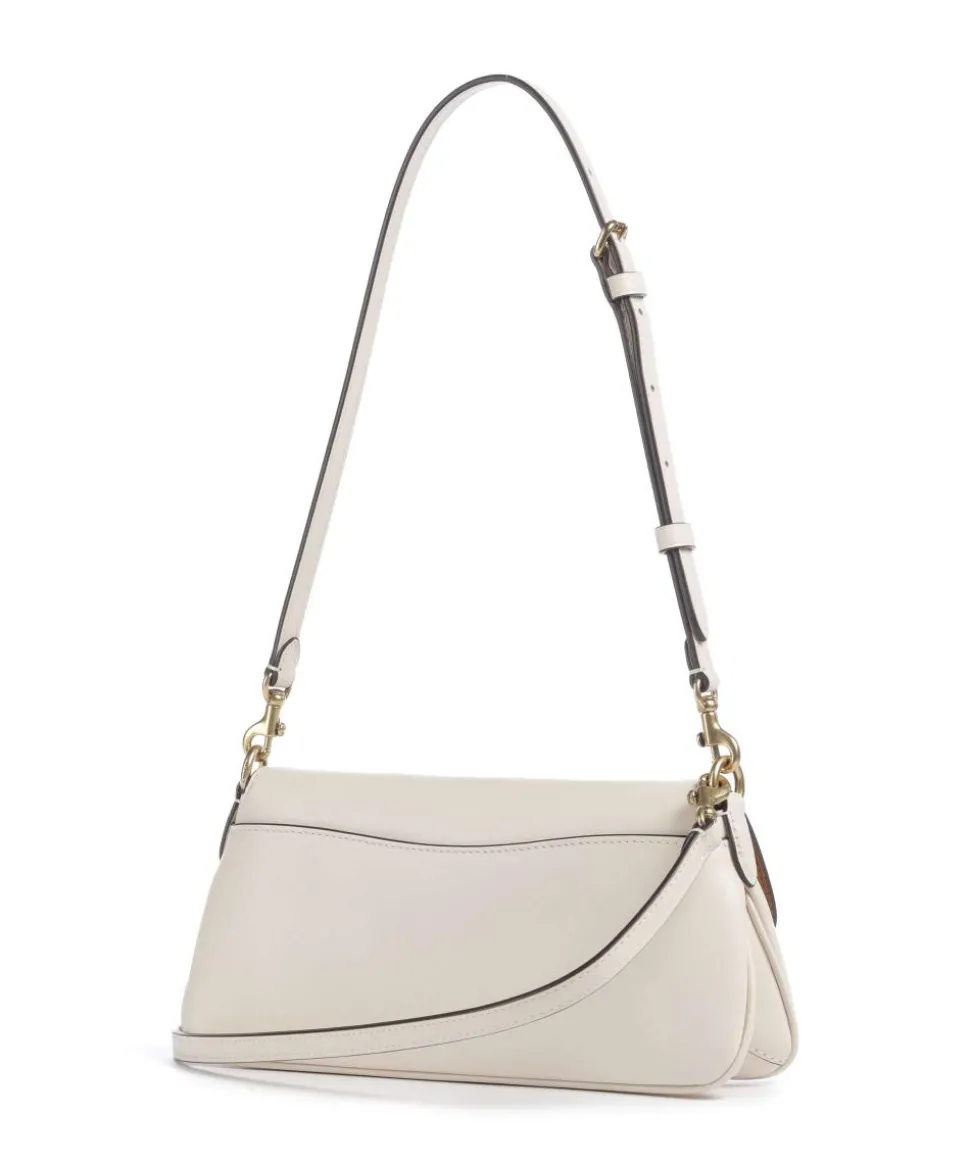 Jet Schultertasche fein genarbtes Rindsleder elfenbein