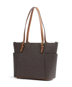 Jet Set Item Shopper Lederimitat dunkelbraun