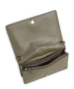 Jet Set Medium Umhängetasche genarbtes Rindsleder olivgrün