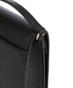 Jet Set Medium Umhängetasche genarbtes Rindsleder schwarz