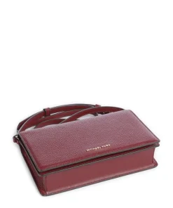 Jet Set Medium Umhängetasche genarbtes Rindsleder wein