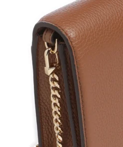 Jet Set Medium Umhängetasche genarbtes Rindsleder braun